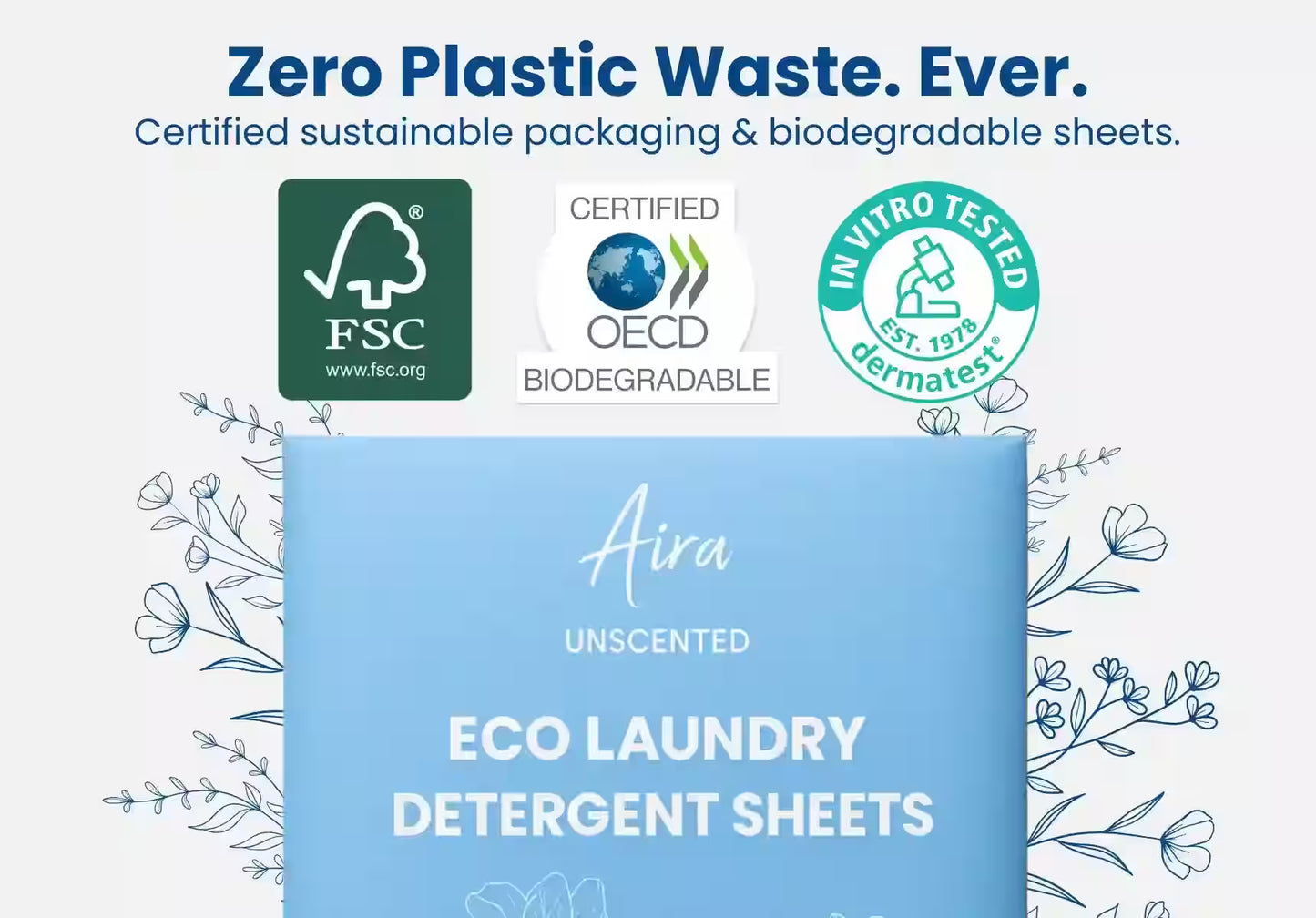 Eco Laundry Detergent Sheets